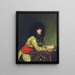 Ägyptisches Mädchen - Jean-Léon Gérôme — gerahmtes Bild an der Wand