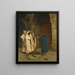 Ein alter Jude mit drei Arabern - Jean-Léon Gérôme — gerahmtes Bild an der Wand
