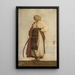Personnage, das die Türkei symbolisiert - Jean-Léon Gérôme — gerahmtes Bild an der Wand