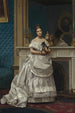 Portrait von Marie-Anne d'Escoubleau de Sourdis, Madame Charles-Joachim Lefèvre, 1853-1938 - Jean-Léon Gérôme — Ansicht des Kunstwerks