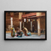 Gebete in der Moschee - Jean-Léon Gérôme — gerahmtes Bild an der Wand