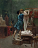 Pygmalion und Galatée (Ölskizze) - Jean - Léon Gérôme — Ansicht des Kunstwerks