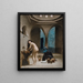 Studie für eine türkische Frau im Bad - Jean-Léon Gérôme — gerahmtes Bild an der Wand