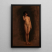Studie für den Sklavenmarkt im antiken Rom - Jean-Léon Gérôme — gerahmtes Bild an der Wand