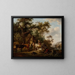 L'Abreuvoir - Jean-Louis Demarne — gerahmtes Bild an der Wand