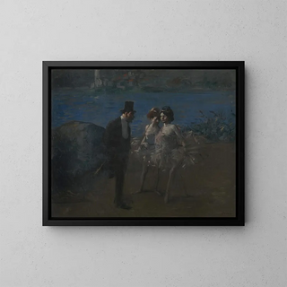 Tänzer - Jean-Louis Forain — gerahmtes Bild an der Wand