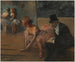 Tänzerin und Bewunderer hinter der Bühne - Jean-Louis Forain — Ansicht des Kunstwerks