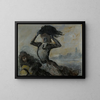 JeanLouis Forain - Dpart le coup de vent.webp