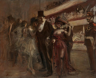 La scène d'opéra - Jean-Louis Forain — Ansicht des Kunstwerks
