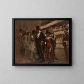 La scène d'opéra - Jean-Louis Forain — gerahmtes Bild an der Wand