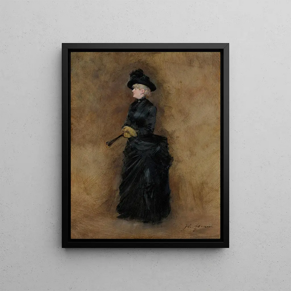 L'Allégorie de l'éventail - Jean - Louis Forain — gerahmtes Bild an der Wand