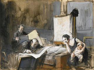 Der Kupferstecher - Jean-Louis Forain — Ansicht des Kunstwerks