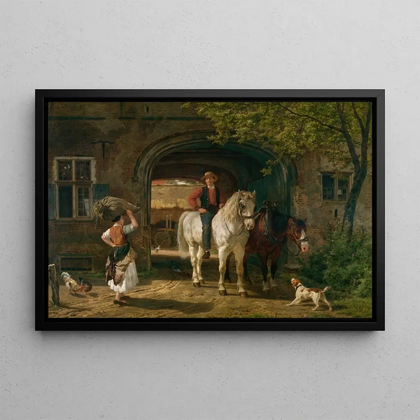 JeanLouis van Kuyck - On their Way to the Field.webp