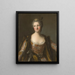 Marquise de Broglie 1718-1777 als Sultana - Jean-Marc Nattier — gerahmtes Bild an der Wand