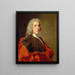 Monsieur Sarasin - Jean-Marc Nattier — gerahmtes Bild an der Wand