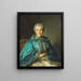 The Comtesse de Tillières - Jean-Marc Nattier — gerahmtes Bild an der Wand
