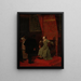 Colomb vor Isabelle - Jean-Paul Laurens — gerahmtes Bild an der Wand