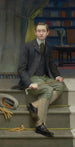 Portrait eines jungen Mannes im edouardischen Stil - Jean-Pierre-Charles de Chabannes La Palice — Ansicht des Kunstwerks