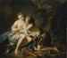 Jupiter unter den Zügen von Diana und Callisto - Jean-Simon Berthélemy — Ansicht des Kunstwerks