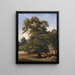 Studie eines Baumes - Jean-Victor Bertin — gerahmtes Bild an der Wand