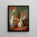 Die Harfenschule - Jean Antoine Théodore Giroust — gerahmtes Bild an der Wand