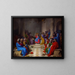 Jesus unter den Gelehrten - Jean-Auguste-Dominique Ingres — gerahmtes Bild an der Wand