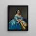 von Joséphine-Éléonore-Marie-Pauline de Galard de Brassac de Béarn Prinzessin de Broglie - Jean-Auguste-Dominique Ingres — gerahmtes Bild an der Wand