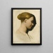 Madame Edmond Cavé Marie-Élisabeth Blavot née en 1810 - Jean-Auguste-Dominique Ingres — gerahmtes Bild an der Wand