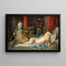 L'Odalisque an der Sklavin - Jean-Auguste-Dominique Ingres — gerahmtes Bild an der Wand