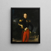 Portrait des Prinzen Ferdinand-Philippe, Herzog von Orléans, vor dem Garten des Schlosses von Saint-Cloud - Jean-Auguste-Dominique Ingres — gerahmtes Bild an der Wand