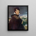 Portrait of François Marius Granet 1777-1849 - Jean-Auguste-Dominique Ingres — gerahmtes Bild an der Wand