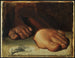 Studien für den Fuß in Jesus übergibt die Schlüssel an den heiligen Petrus - Jean-Auguste-Dominique Ingres — Ansicht des Kunstwerks