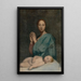 Die Jungfrau mit dem schlafenden Jesuskind - Jean-Auguste-Dominique Ingres — gerahmtes Bild an der Wand