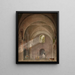Innenansicht der Thermen von Julien - Jean Baptiste Marchal — gerahmtes Bild an der Wand