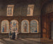 Innenansicht des Kreuzgangs der Kirche Saint-Étienne-du-Mont - Jean Baptiste Marchal — Ansicht des Kunstwerks