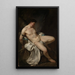Männliches sitzendes Akt im Prometheus-Stil - Jean Baptiste Marie Pierre — gerahmtes Bild an der Wand