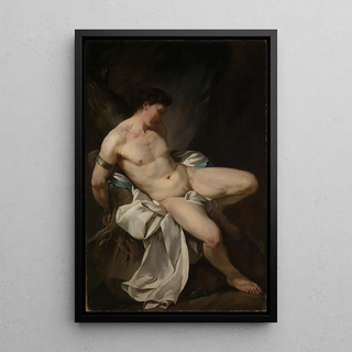 Jean Baptiste Marie Pierre - Seated male nude as Prometheus.webp