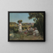 Die Sammlerinnen ruhen im Schatten - Jean Baptiste Paul Lazerges — gerahmtes Bild an der Wand