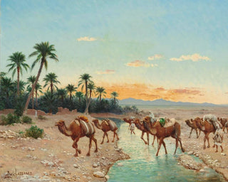 La Caravane - Jean Baptiste Paul Lazerges — Ansicht des Kunstwerks