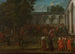 Cornelis Calkoen auf dem Weg zu seinem Gespräch mit Sultan Ahmed III - Jean-Baptiste Vanmour — Ansicht des Kunstwerks