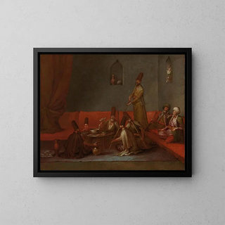 Jean Baptiste Vanmour - Dervishes Sharing a Meal.webp