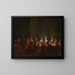 Feier der Armenier beim Kartenspielen - Jean-Baptiste Vanmour — gerahmtes Bild an der Wand