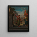 Halil au Patron - Jean-Baptiste Vanmour — gerahmtes Bild an der Wand
