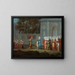 Der erste Schultag - Jean-Baptiste Vanmour — gerahmtes Bild an der Wand