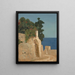 Ansicht von Capri - Jean Benner — gerahmtes Bild an der Wand