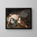 Schlaf - Jean-Bernard Restout — gerahmtes Bild an der Wand