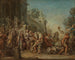 Der Aufbruch Didos und Äneas zur Jagd - Jean-Bernard Restout — Ansicht des Kunstwerks