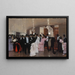 Streit in den Fluren der Oper - Jean Béraud — gerahmtes Bild an der Wand