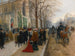 Nach dem Gottesdienst in der Kirche der Heiligen Dreifaltigkeit, Weihnachten 1890 - Jean Béraud — Ansicht des Kunstwerks