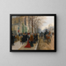 Nach dem Gottesdienst in der Kirche der Heiligen Dreifaltigkeit, Weihnachten 1890 - Jean Béraud — gerahmtes Bild an der Wand